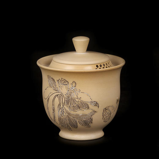 霖章陶艺 盖碗 商品图0