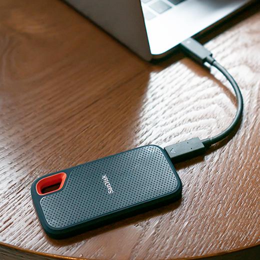 狼族优选闪迪移动固态硬盘e60500g1t2t防水防尘防冲击