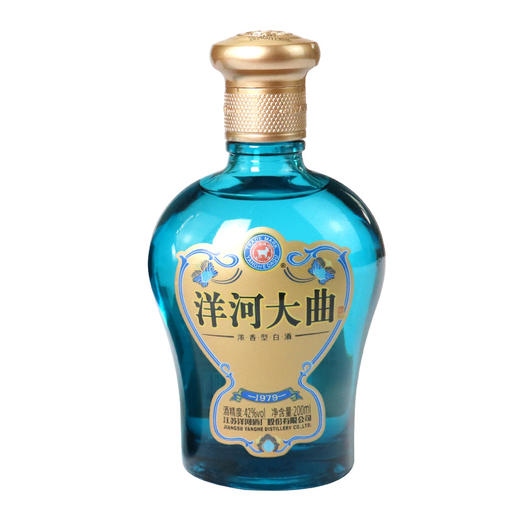 洋河大曲1979 42度200ml浓香型光瓶白酒粮食酒小瓶酒版 商品图1