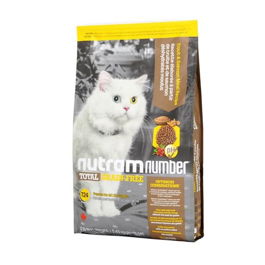 纽顿 猫粮T24 无谷鳟鱼鲑鱼配方 全价全期猫粮 5.45kg 商品图0