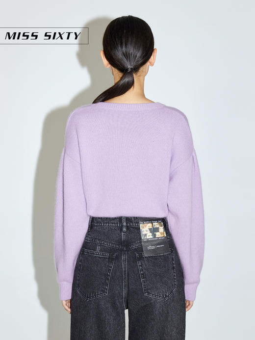 Miss Sixty2020冬季新款英国国家美术馆联名系列印花刺绣毛织衫604RJ2780000 商品图3
