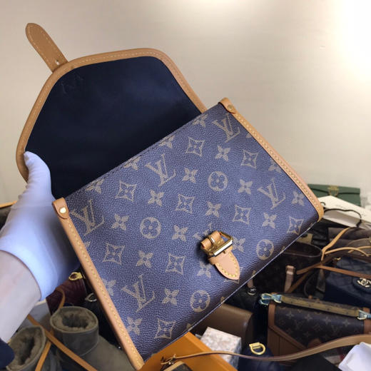 MSL工作室，高端定制，L复古邮差包 商品图3