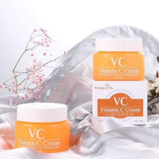 【泰国】MAGELIYA VC面霜 保湿控油滋养提亮肤色维生素C 商品图0