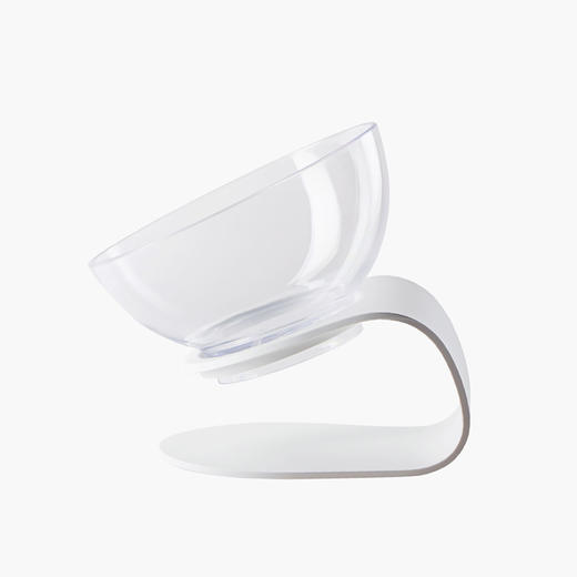 pidan吃饭喝水的碗 猫碗猫食盆猫碗架猫餐桌狗碗透明防滑角度可调 商品图2