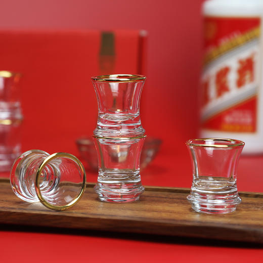 节节高酒杯玻璃杯白酒杯礼盒套装 商品图1