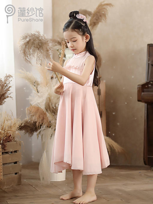 非质量问题不退换哦~pureshare 花木兰公主裙新拜年礼服汉服气质可爱宝宝连衣裙子-花木兰 商品图1