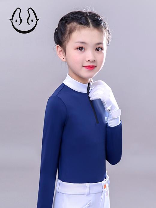 悦马惠秋冬儿童马术长袖T恤-加厚保暖YMAK2200C（线上线下同价特价款） 商品图2