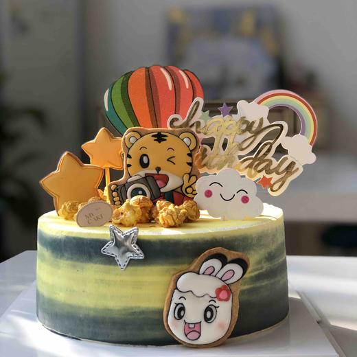 巧虎水果奶油蛋糕糖霜饼干装饰