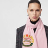LA现货 BURBERRY 巴宝莉  男女通用款 100%纯羊绒 经典战马logo刺绣围巾 尺寸：168*30cm 商品缩略图3
