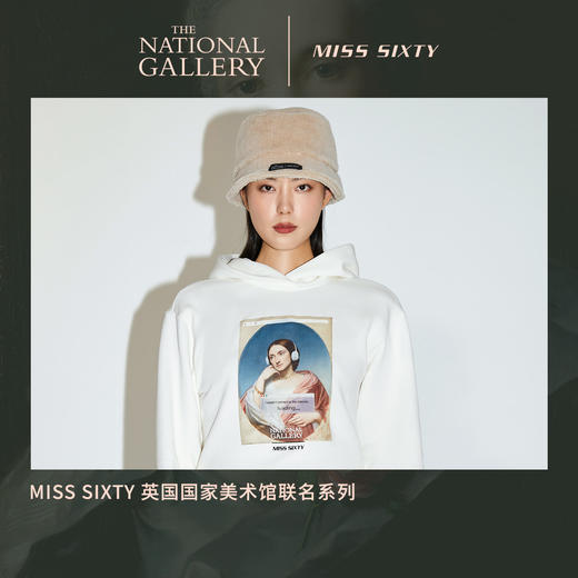 Miss Sixty2020冬季新款英国国家美术馆联名系列印花连帽卫衣604TJ2820000 商品图0