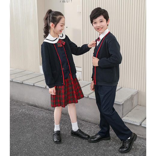 小学男生款冬季礼服教育局指定面料51深圳校服