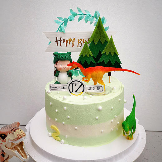 【甜久荟 儿童蛋糕 】小恐龙世界 我长大后就能力无穷！不含化学添加 动物脂淡奶油 低糖 好吃又健康儿童蛋糕 商品图4