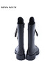 [江疏影同款]Miss Sixty2020冬季新款中筒厚底绑带真皮马丁靴子604QJ85800R0 商品缩略图2