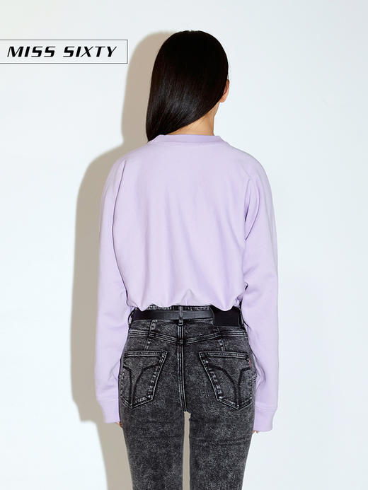 Miss Sixty2020冬季新款纯棉字母中长宽松套头卫衣女604TJ3590000 商品图2
