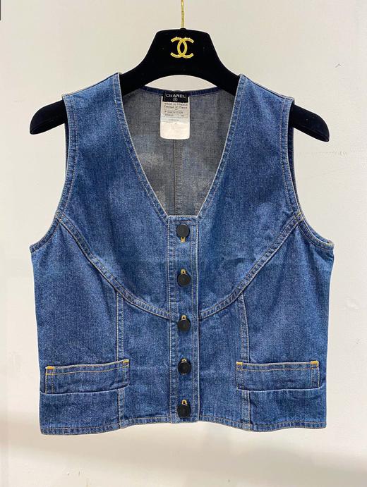 chanel香奈儿牛仔背心