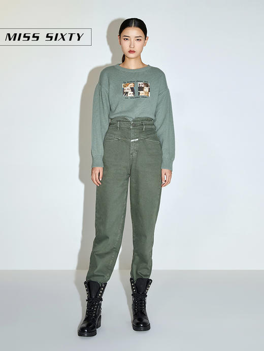 [江疏影同款]Miss Sixty20冬新款英国国家美术馆联名系列毛衣女604RJ5500000 商品图2