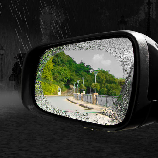 【汽车后视镜防雨膜】倒车镜防水膜反光镜防雾高清贴膜通用汽车装饰 商品图3