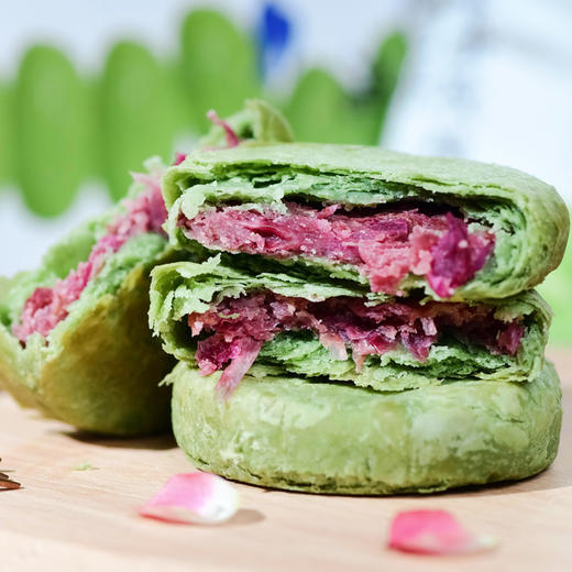 云海肴抹茶鲜花饼云南特产伴手礼清新下午茶1盒10枚50g枚