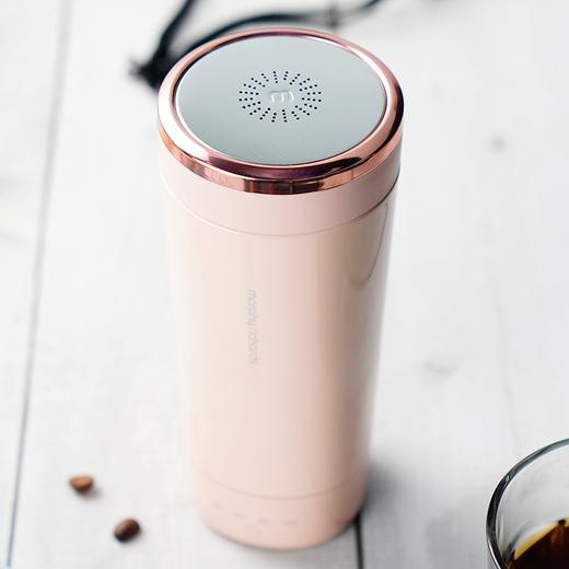 摩飞便携式烧水壶 旅行保温电热水杯 316不锈钢烧水杯随行办公加热电水壶 商品图4