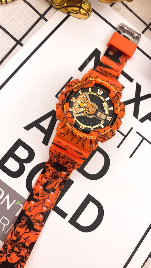 限时特价260 绝版卡西欧七龙珠z 联名款联名款以大尺寸外观的" ga-110