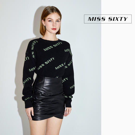 Miss Sixty2020冬季新款羊毛混纺字母毛织套头衫女604RJ0920000 商品图3