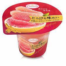 日本进口零食 TARAMI 多米拉 本格橙子/芒果/西柚/混合味果冻（杯型）210g 商品图2