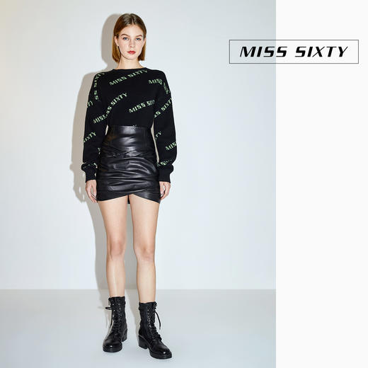 Miss Sixty2020冬季新款羊毛混纺字母毛织套头衫女604RJ0920000 商品图2