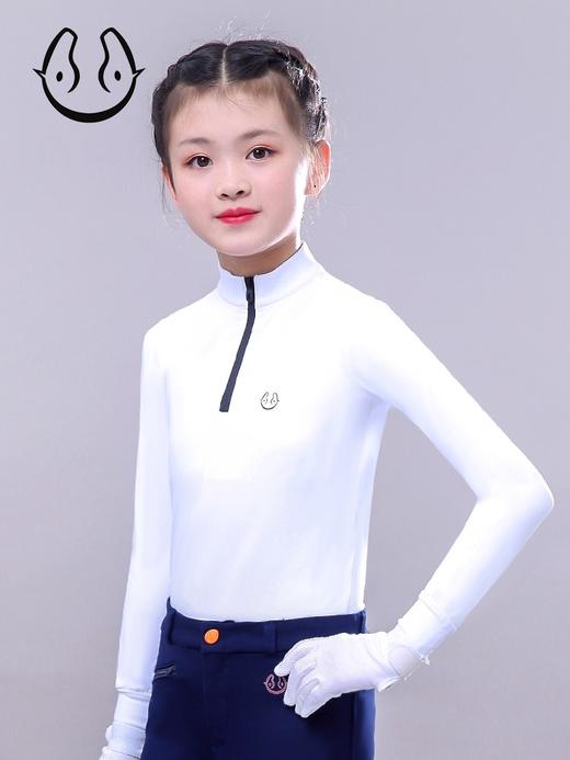 悦马惠秋冬儿童马术长袖T恤-加厚保暖YMAK2200C（线上线下同价特价款） 商品图3