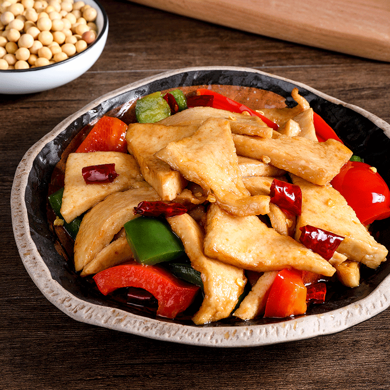 2袋千叶豆腐【冷冻发货】非转基因大豆蛋白植物肉 400克