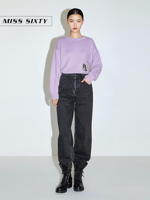 Miss Sixty2020冬季新款英国国家美术馆联名系列印花刺绣毛织衫604RJ2780000 商品图4