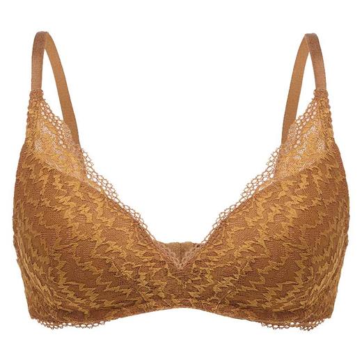 HSIA遐 小胸聚拢内衣女上薄下厚深V性感胸罩平胸蕾丝无钢圈文胸 商品图5