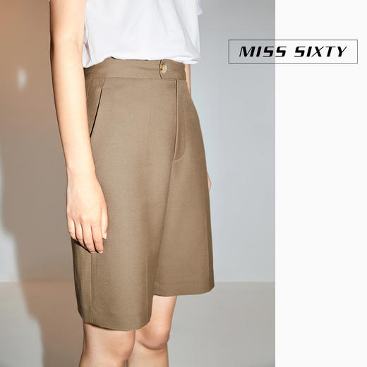 Miss Sixty2020冬季新款天使系列高腰直筒休闲短裤女604PJ5430000 商品图3