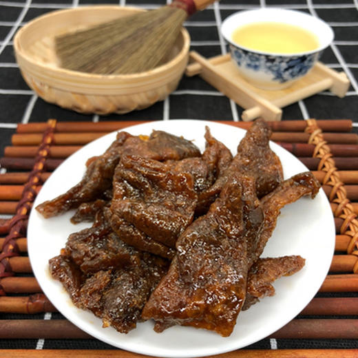 台湾纯素天素豆干沙茶卤味250g佛家寺院休闲零食品 商品图5