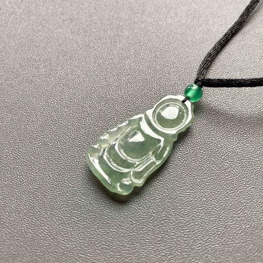 冰种淡晴水翡翠阿弥陀佛 商品图4