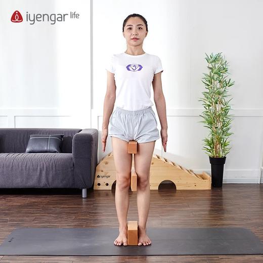 艾扬格 瑜伽半砖+1米伸展带套装 商品图5