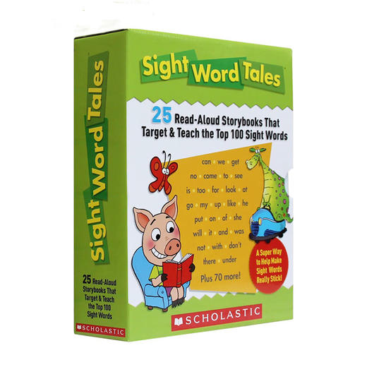 【送音频】【学乐出版社】 Sight word tales 25册常见启蒙高频词绘本   精致盒装绘本 商品图0