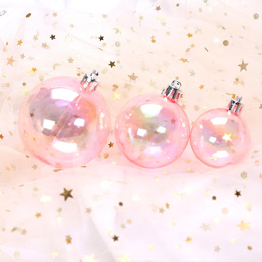 装饰彩球 摆件插件 金球/银球/彩球/幻彩/白球/红球     大中小特小四种规格 （有色差） 请勿直接接触食品 商品图3