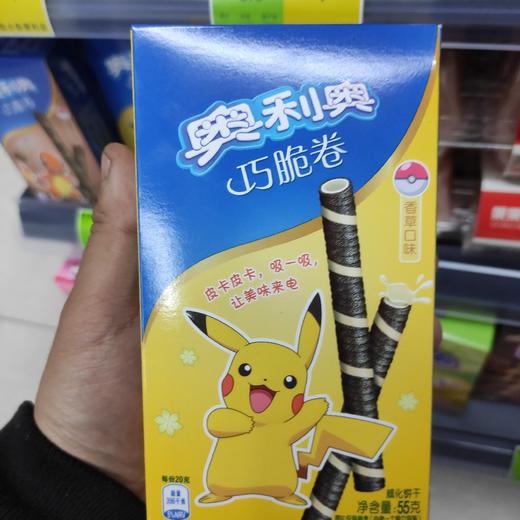 奧利奧巧脆卷盒装55g 香草味 商品图0
