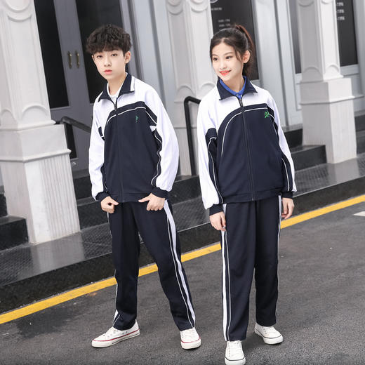 青之树【升级版】中学男、女生同款加厚冬季运动服 【深圳市中小学校服供应商】 51深圳校服A 商品图3