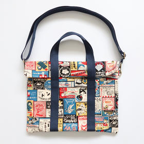 HUJI祤集电脑包插画日式标签四号