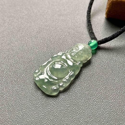 冰种淡晴水翡翠阿弥陀佛 商品图2