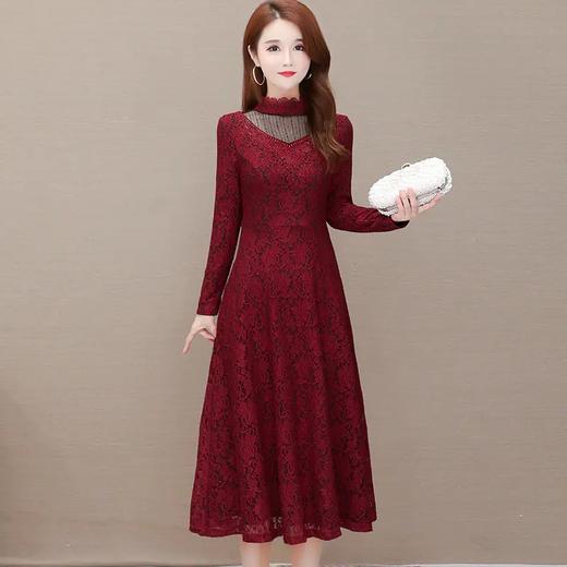 YWE XYKL-J53蕾丝气质修身显瘦减龄连衣裙 商品图2