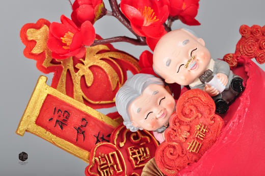 Couleur Violet 中国风寿宴系列乳酪霜生日蛋糕【特高款】 商品图3