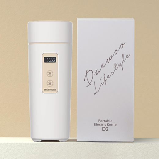 DAEWOO/大宇 D2电热烧水杯家用全自动迷你旅行保温一体式杯升级版 商品图5