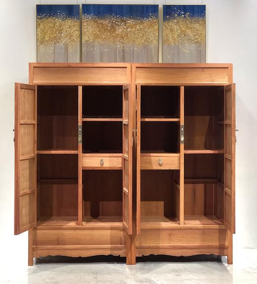 红桥红  家具严选  缅甸花梨（大果紫檀）  【208 经眼录款 方角中式衣柜】 商品图6