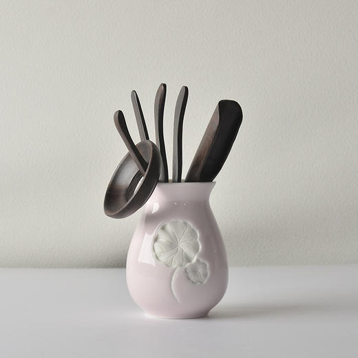 浮雕六君子 功夫茶具黑檀木茶道配件 商品图3