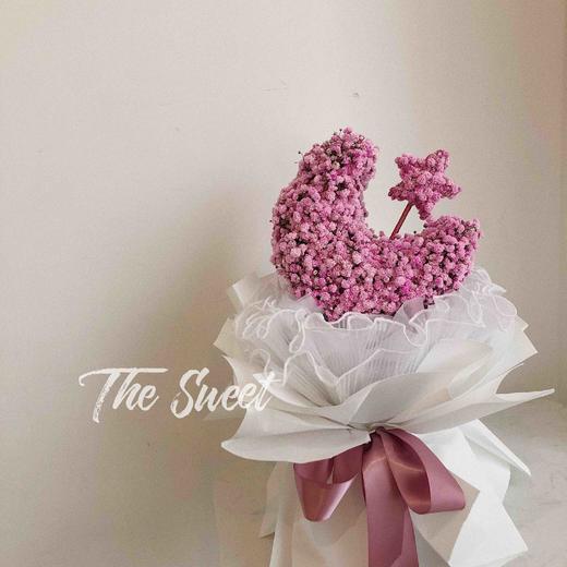 永恒月亮·满天星花束 商品图3