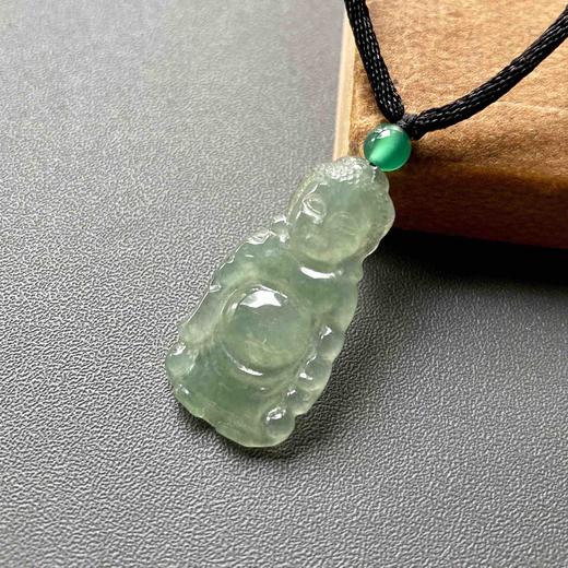 冰种淡晴水翡翠阿弥陀佛 商品图0