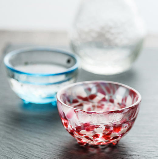 【日本进口】津輕五彩四季手工玻璃杯5件套 商品图1