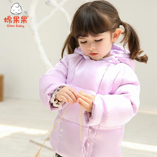 棉果果冬季女童炫彩羽绒服M422102920681 商品图0